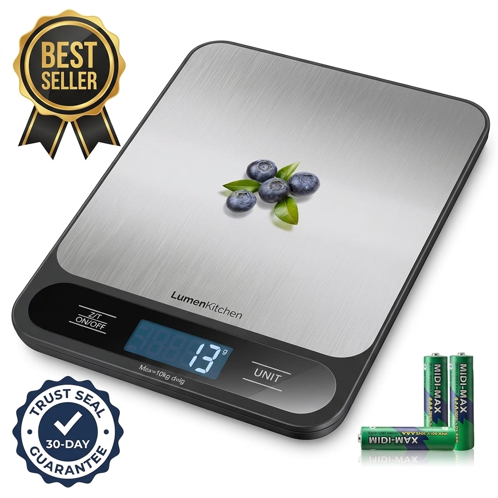 LumenKitchen™ Digital Kitchen Scale